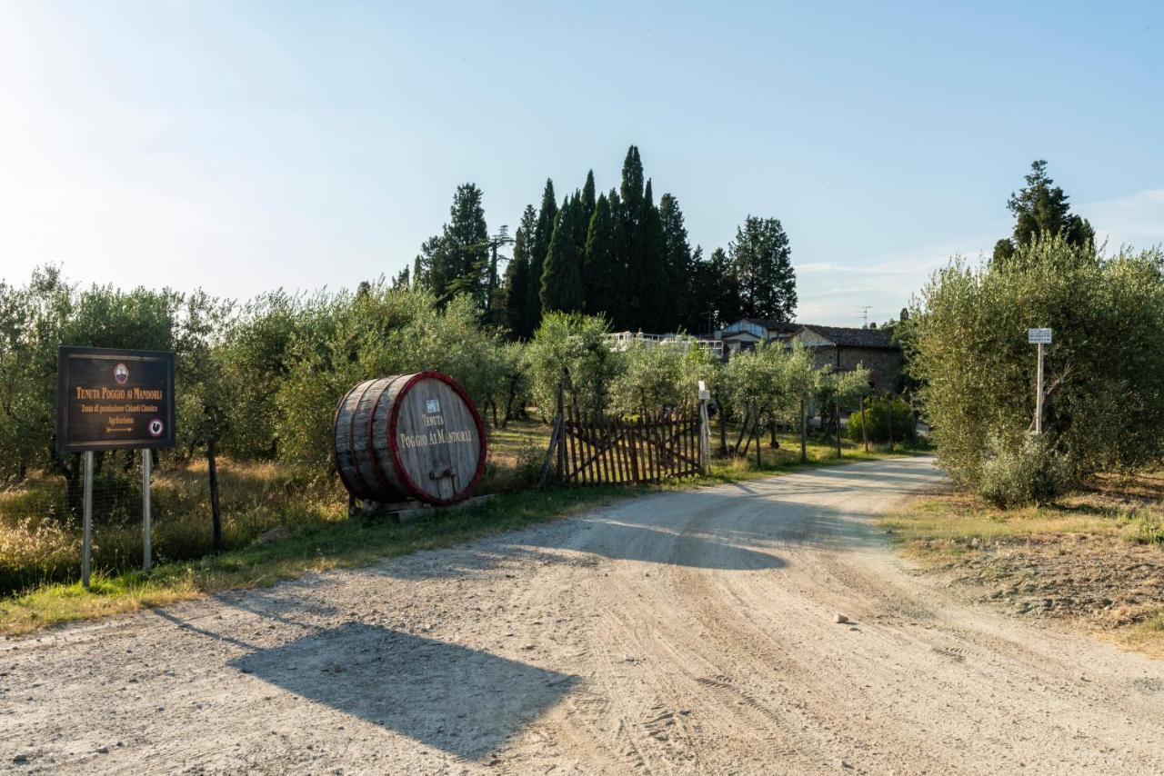 Tenuta Poggio Ai Mandorli Leilighet Greve in Chianti Eksteriør bilde